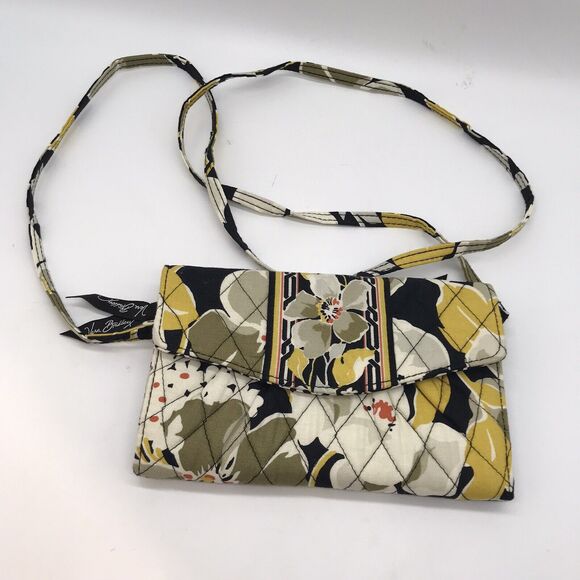 VERA BRADLEY Cassidy Dogwood Crossbody Bag Small Organizer Wallet Carry It All - Picture 6 of 13